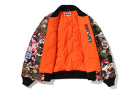 HYBRID CAMO MULTI BADGE PADDED MA-1 M