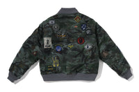 HYBRID CAMO MULTI BADGE PADDED MA-1 M