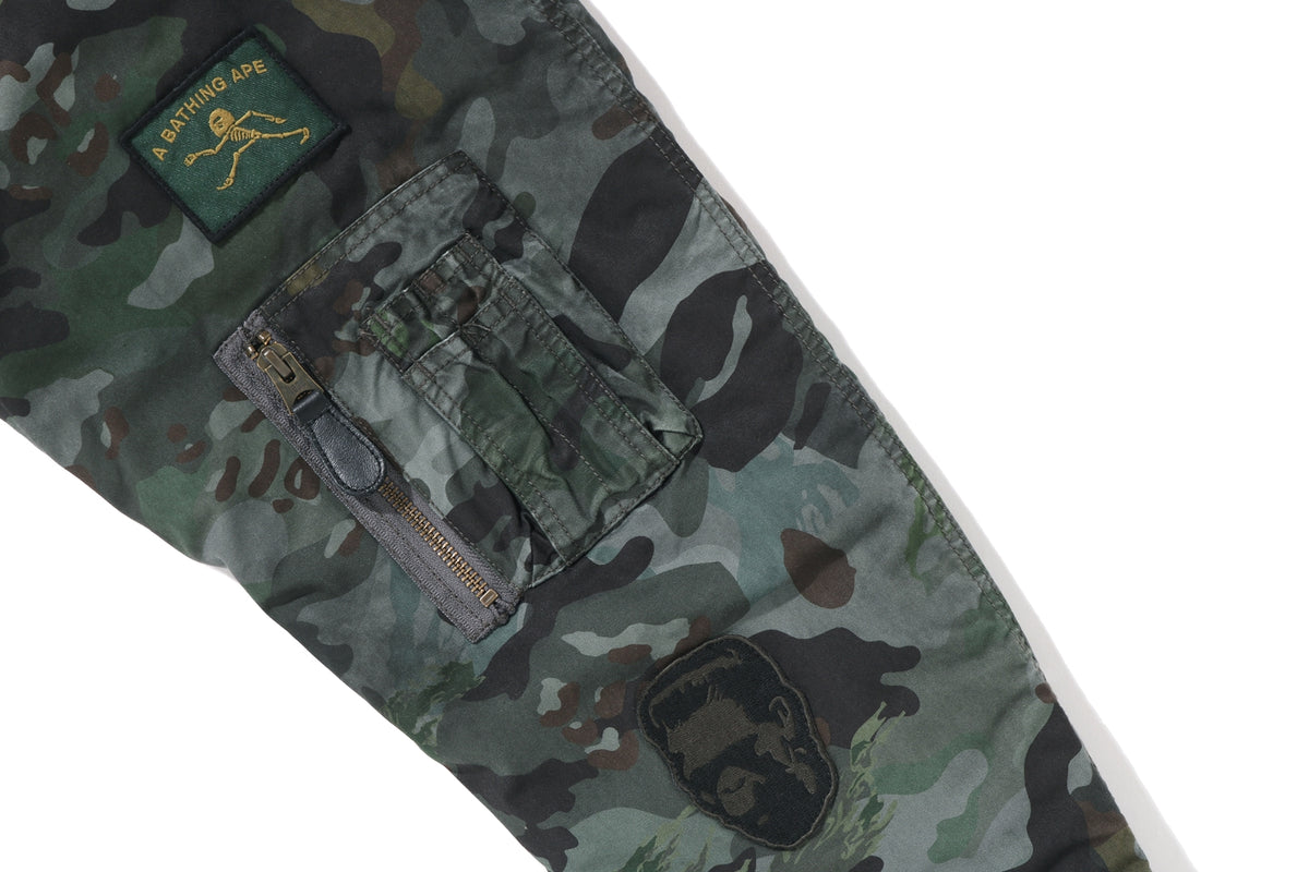 HYBRID CAMO MULTI BADGE PADDED MA-1 M