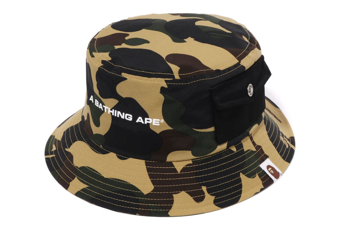 1ST CAMO POCKET BUCKET HAT