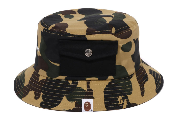 1ST CAMO POCKET BUCKET HAT