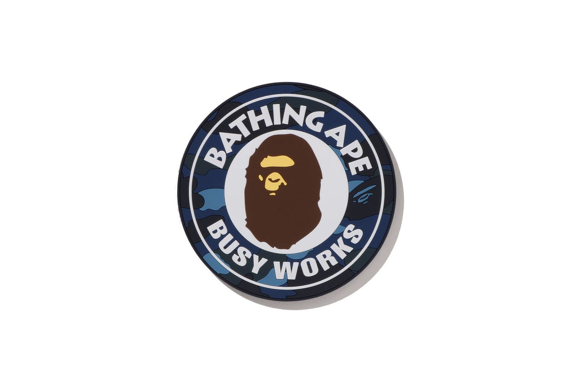 COLOR CAMO BUSY WORKS RUBBER COASTER