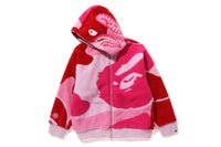BAPE MENS APE PRINT MEGA ABC CAMO BOA HOODIE JACKET
