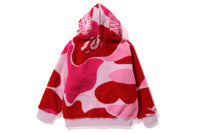 BAPE MENS APE PRINT MEGA ABC CAMO BOA HOODIE JACKET
