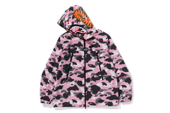 WARM UP CAMO SHARK HOODIE JACKET