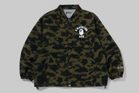 BAPE NYLON CAMOUFLAGE  GORE-TEX WIND STOPPER RELAXED COACH JACKET MENS