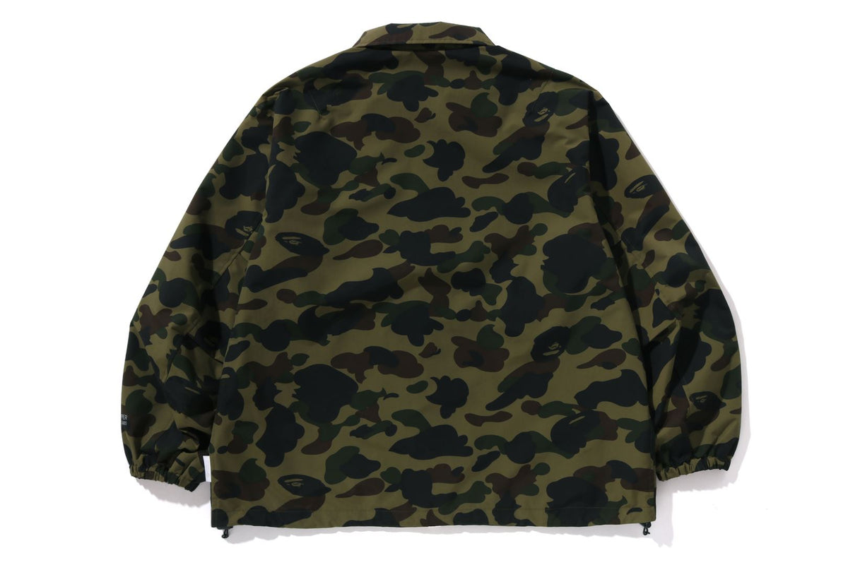 BAPE NYLON CAMOUFLAGE  GORE-TEX WIND STOPPER RELAXED COACH JACKET MENS