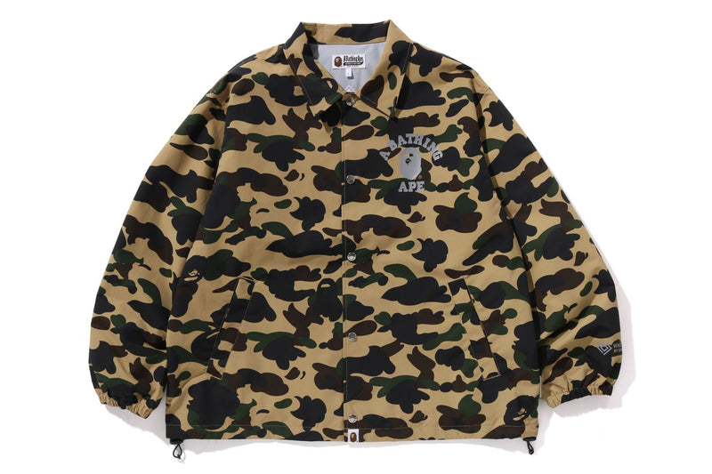 BAPE NYLON CAMOUFLAGE  GORE-TEX WIND STOPPER RELAXED COACH JACKET MENS