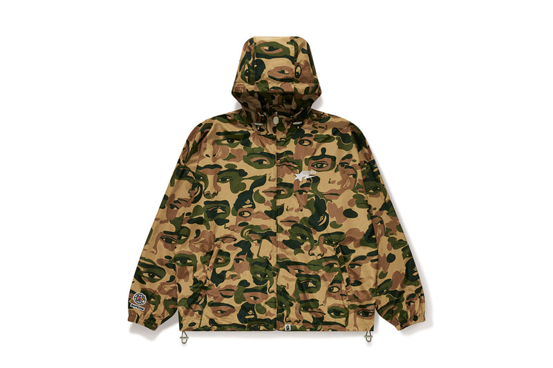 BAPE X KIDSUPER CAMO LIGHTWEIGHT JACKET MENS