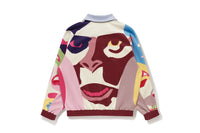 BAPE COLOURBLOCK X KIDSUPER MENS PATCHWORK TRACK JACKET