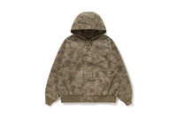 BAPE X KIDSUPER MENS COTTON JACQUARD SOLID CAMO JACKET