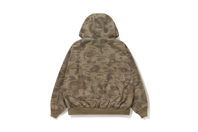 BAPE X KIDSUPER MENS COTTON JACQUARD SOLID CAMO JACKET