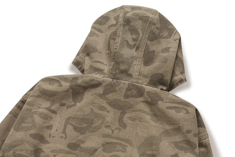BAPE X KIDSUPER MENS COTTON JACQUARD SOLID CAMO JACKET