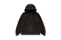 BAPE X KIDSUPER MENS COTTON JACQUARD SOLID CAMO JACKET