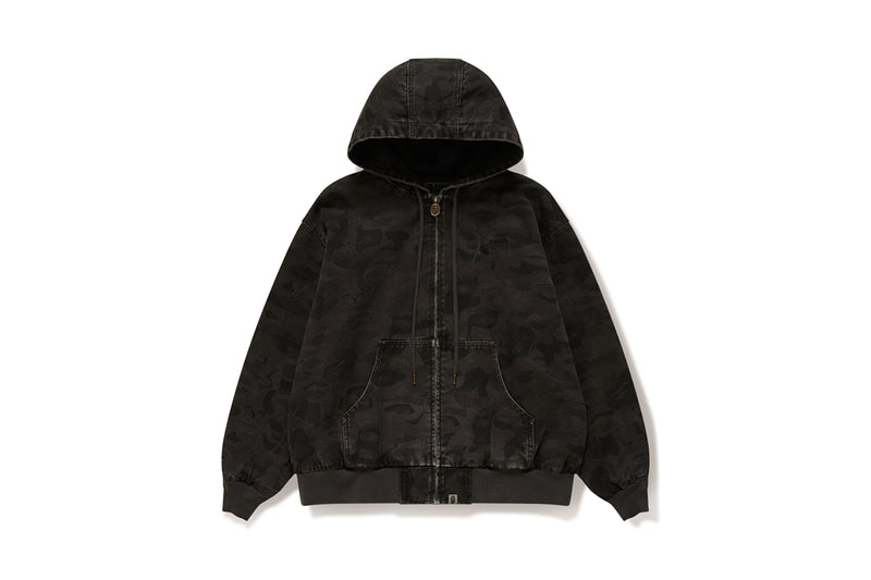 BAPE X KIDSUPER MENS COTTON JACQUARD SOLID CAMO JACKET