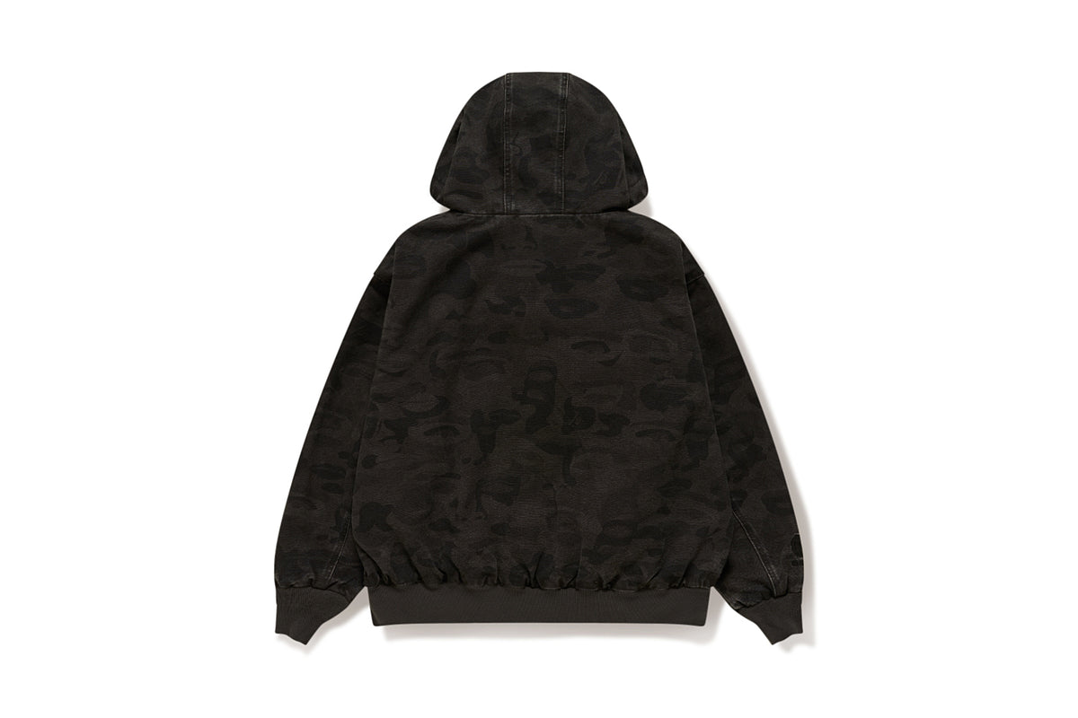 BAPE X KIDSUPER MENS COTTON JACQUARD SOLID CAMO JACKET