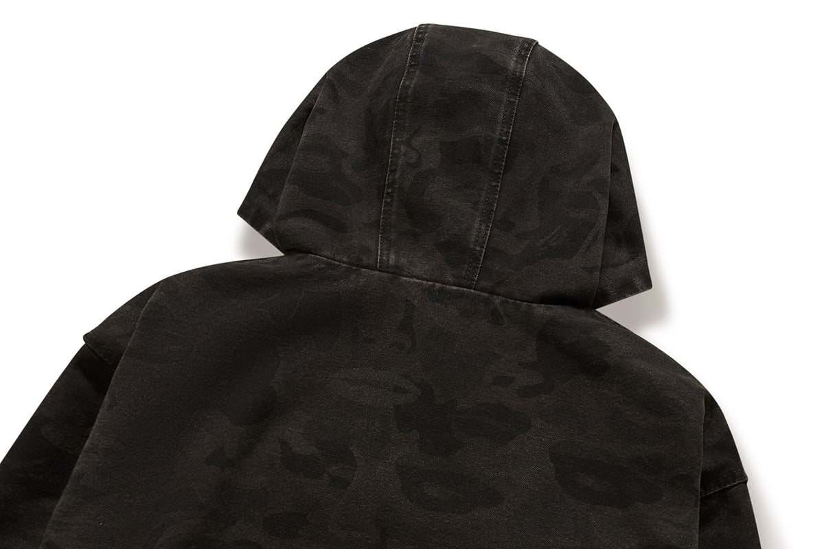 BAPE X KIDSUPER MENS COTTON JACQUARD SOLID CAMO JACKET