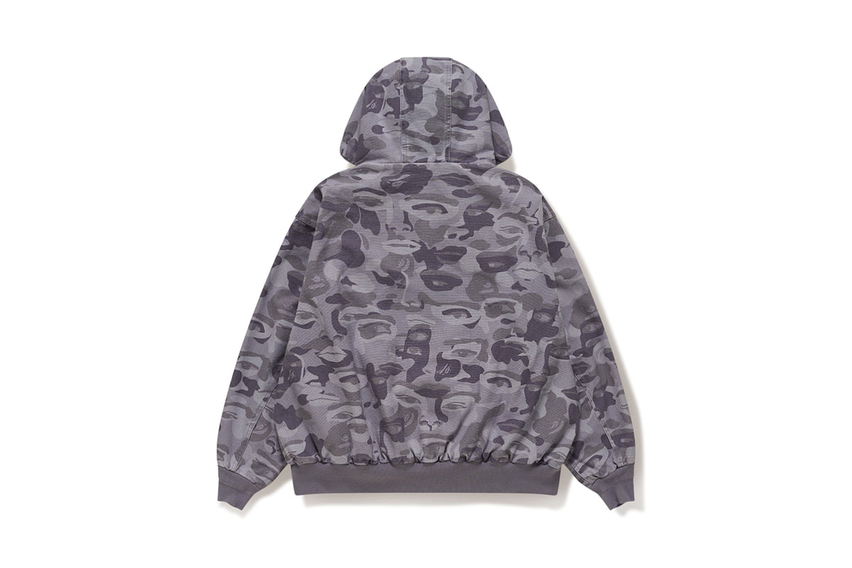 BAPE X KIDSUPER MENS COTTON JACQUARD SOLID CAMO JACKET