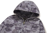 BAPE X KIDSUPER MENS COTTON JACQUARD SOLID CAMO JACKET
