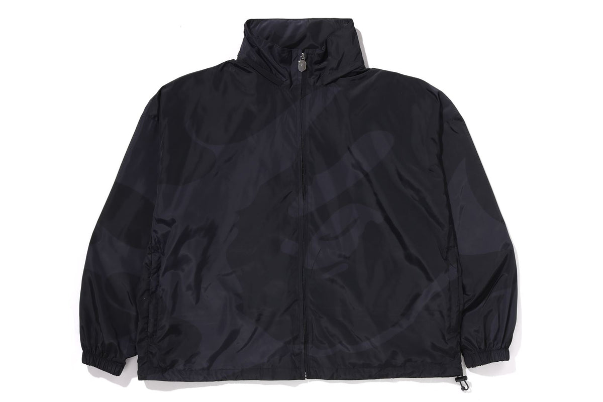 BAPE MENS NYLON CAMO ABC HOODED JACKET