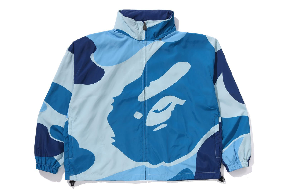 BAPE MENS NYLON CAMO ABC HOODED JACKET