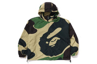 BAPE MENS NYLON CAMO ABC HOODED JACKET