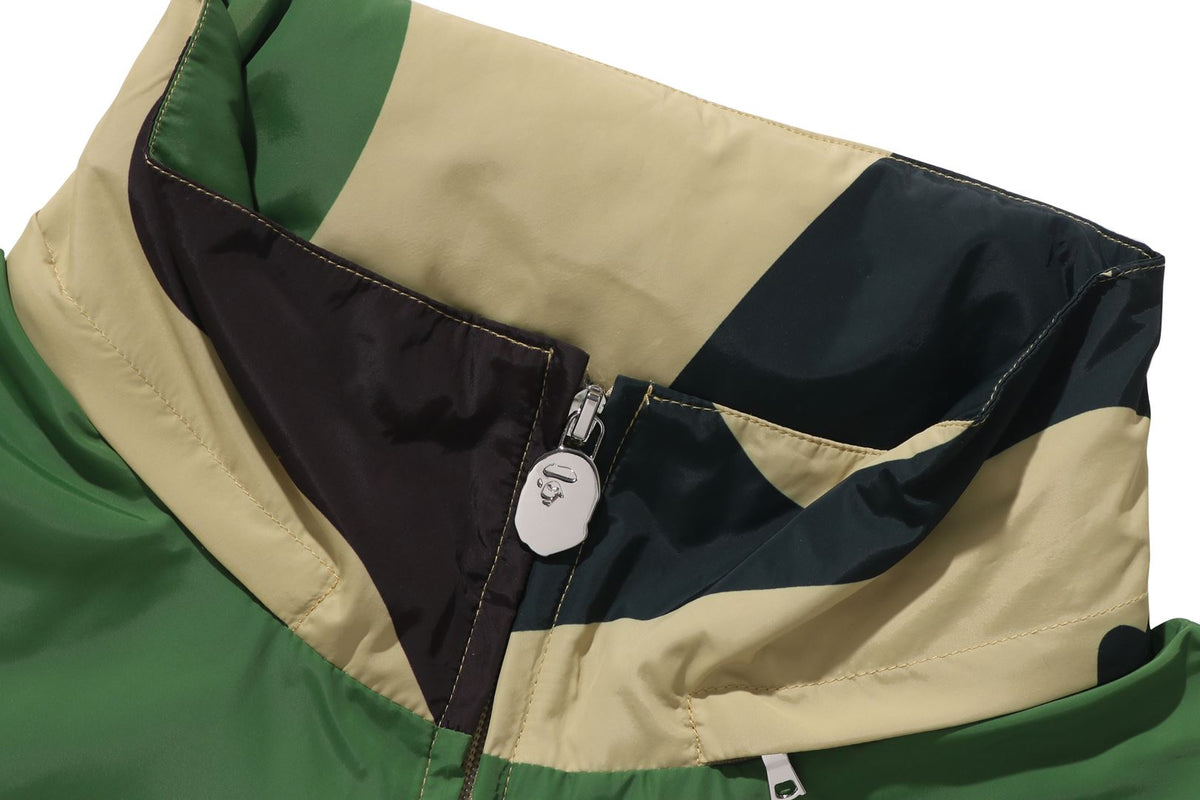 BAPE MENS NYLON CAMO ABC HOODED JACKET