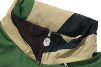 BAPE MENS NYLON CAMO ABC HOODED JACKET