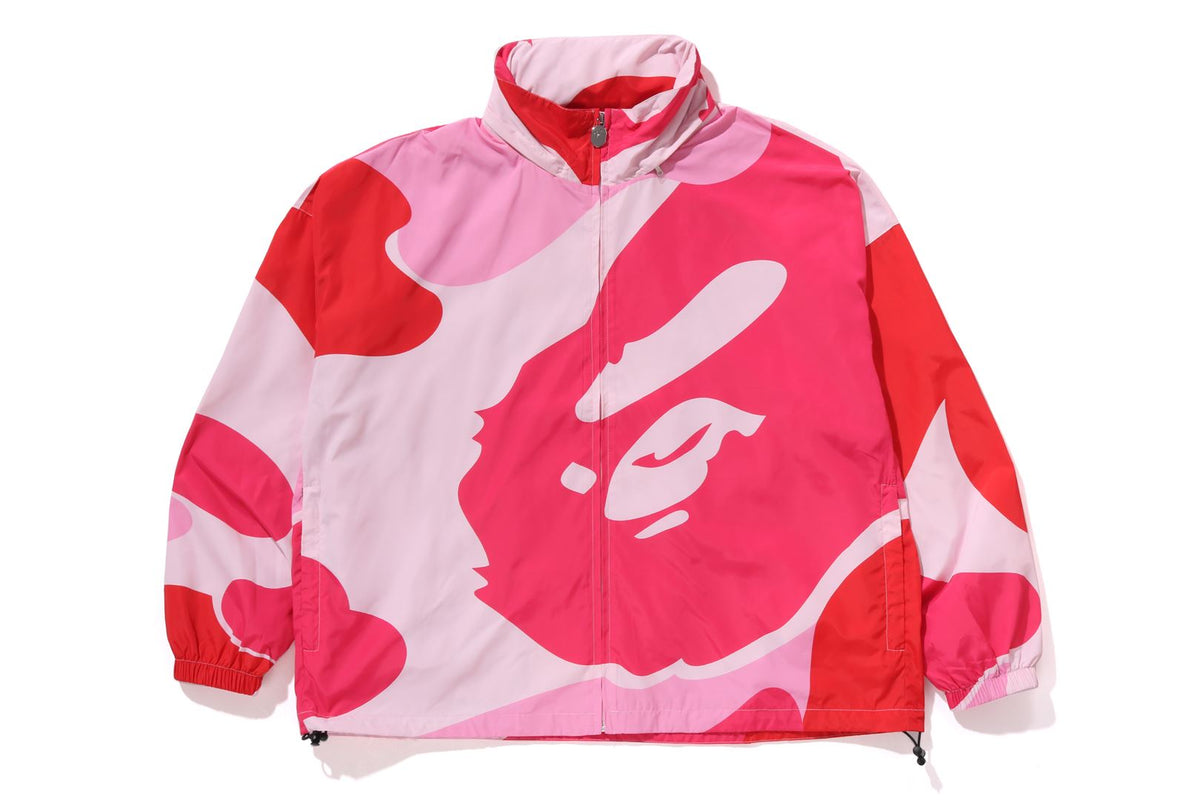 BAPE MENS NYLON CAMO ABC HOODED JACKET