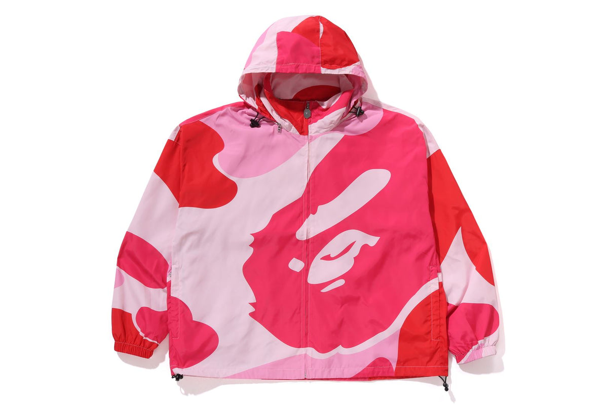 BAPE MENS NYLON CAMO ABC HOODED JACKET