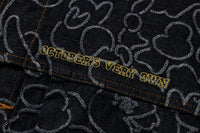 BAPE X OVO NEON 1ST CAMO JACQUARD DENIM JACKET