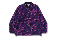 COLOR CAMO COACH JACKET