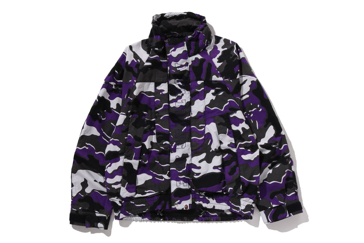 GLITCH WOODLAND CAMO SHORT SNOWBOARD JACKET