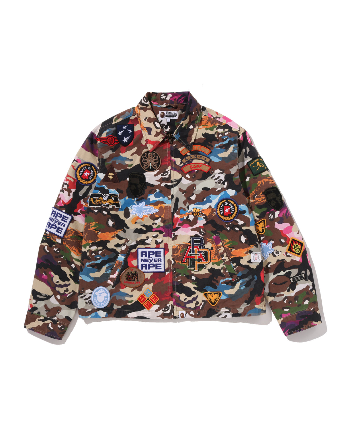 HYBRID CAMO MULTI BADGE JACKET
