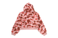 1ST CAMO BOXY CROPPED HOODIE JACKET