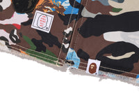 HYBRID CAMO MUTI LOGO BOXY CROPPED JACKET LADIES