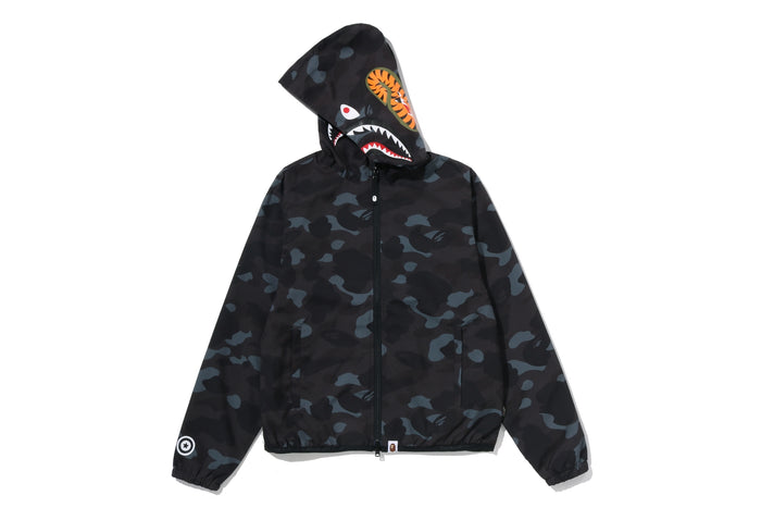 COLOR CAMO SHARK HOODIE JACKET LADIES
