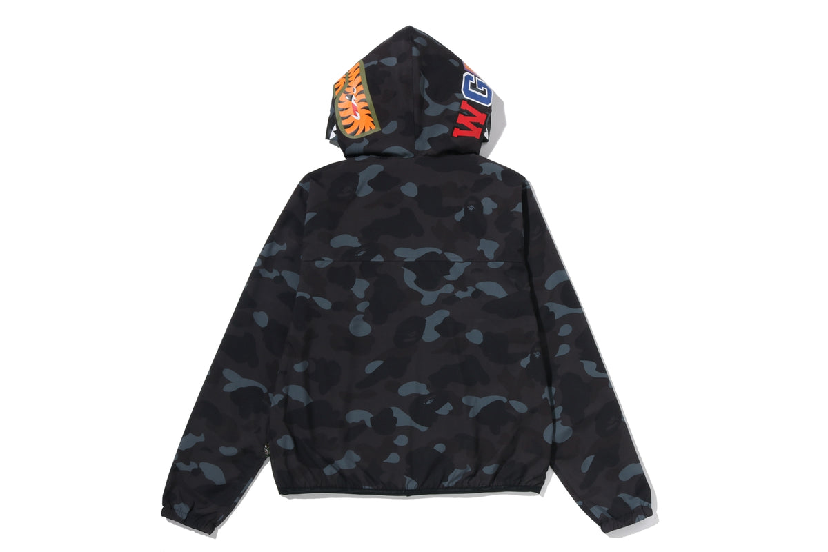 COLOR CAMO SHARK HOODIE JACKET LADIES