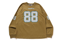 BAPE FOOTBALL RELAXED FIT L/S TEE