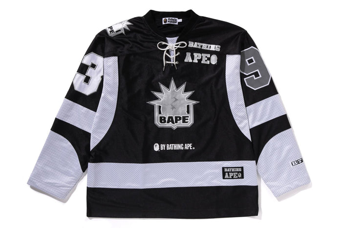 MULTI LOGO RELAXED FIT L/S ICE HOCKEY JERSEY