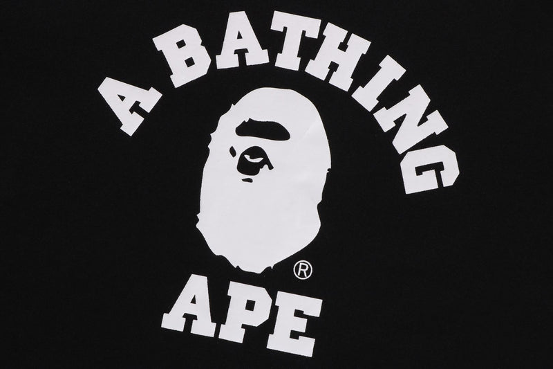 BAPE KIDS ABC CAMO COLLEGE LAYERED SLEEVES L/S T-SHIRT