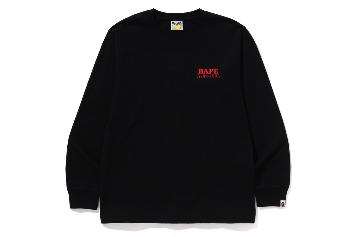 MOON APE HEAD OLD PHOTO L/S TEE