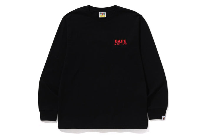 MOON APE HEAD OLD PHOTO L/S TEE