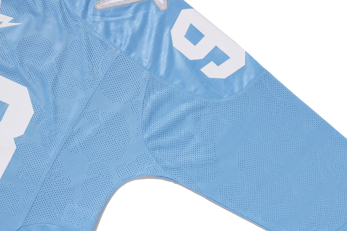 LINE CAMO MULTI LOGO CROPPED FIT FOOTBALL JERSEY