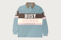 BY BATHING APE STRIPED RUGBY SHIRT