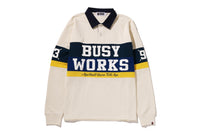 BY BATHING APE STRIPED RUGBY SHIRT