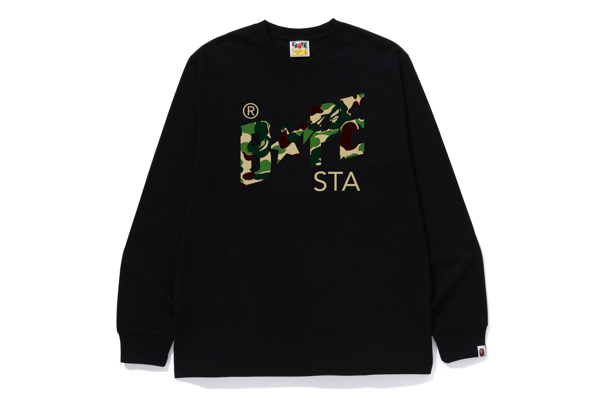 ABC CAMO BAPE STA LS TEE