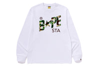 ABC CAMO BAPE STA LS TEE