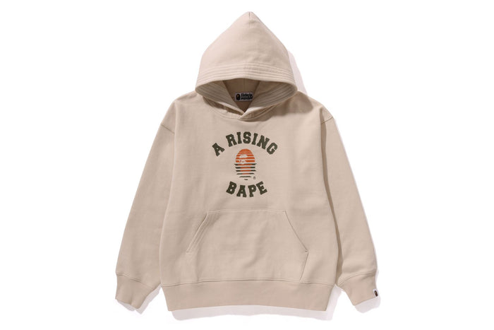 A RISING BAPE PULLOVER HOODIE RELAXED FIT