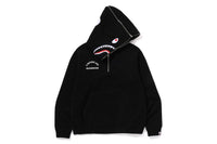 BAPE X NBHD - TWO FACE HALF ZIP PULLOVER HOODIE